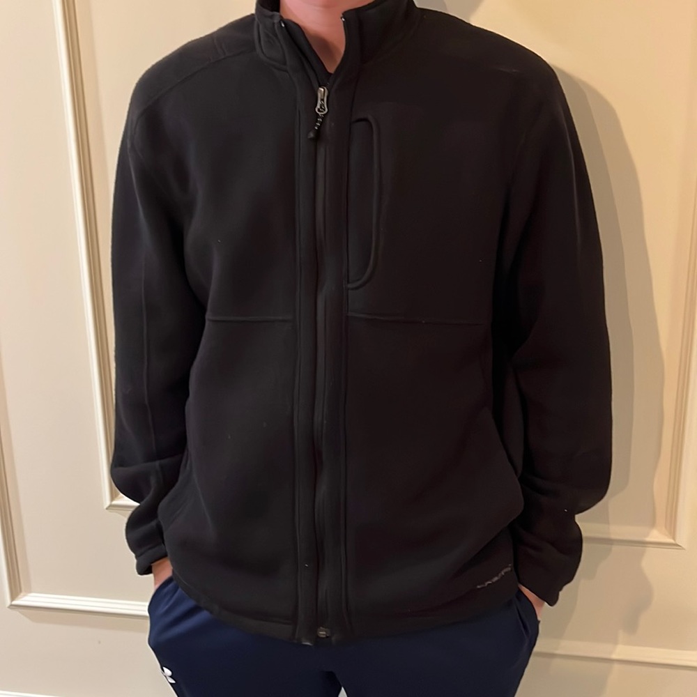 Black Exofficio Zip Up Jacket Large